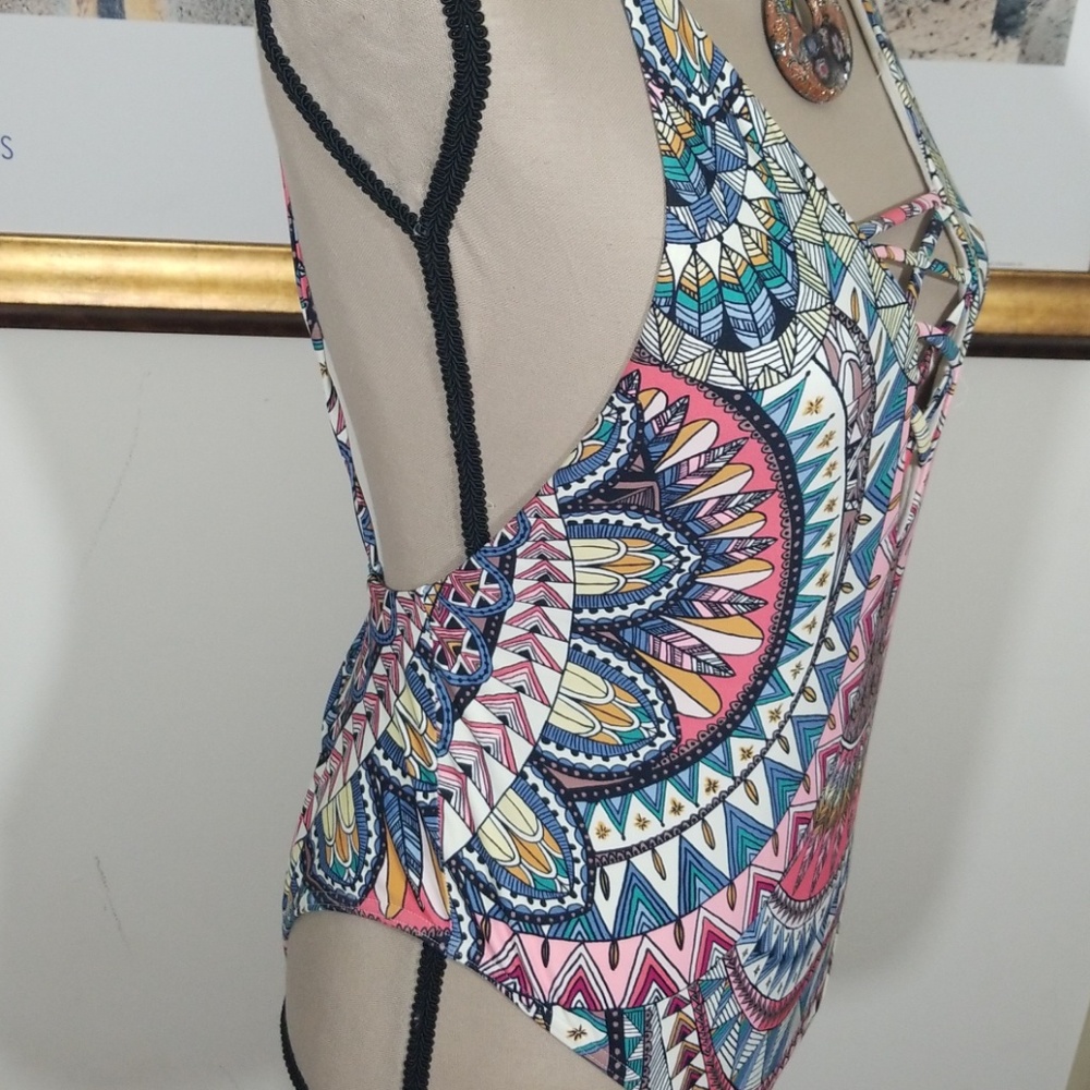 Billabong Boho Dreamer One Piece strappy bathing size S. 💋 - Picture 13 of 13
